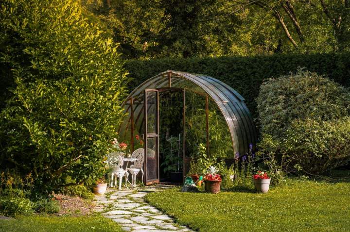 Serre fabriquée sur mesure Bromont